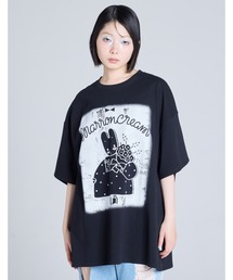 B.I.D.（ビーアイディー）の「《Little Sunny Bite》MARRONCREAM x little sunny bite big tee（Tシャツ/カットソー）」