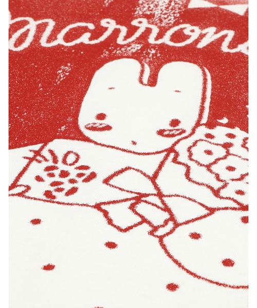 Little sunny bite(リトルサニーバイト)の「《Little Sunny Bite》MARRONCREAM x little sunny bite big tee(Tシャツ/カットソー・レディース・ピンク/ブラック/ホワイト・MEDIUM/SMALL)」の4枚目の写真