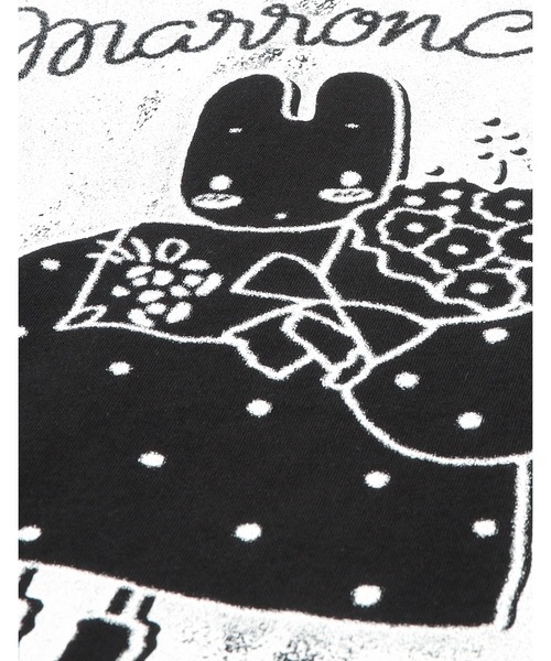 Little sunny bite(リトルサニーバイト)の「《Little Sunny Bite》MARRONCREAM x little sunny bite big tee(Tシャツ/カットソー・レディース・ピンク/ブラック/ホワイト・MEDIUM/SMALL)」の15枚目の写真