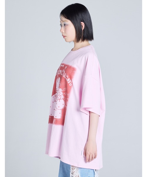 Little sunny bite(リトルサニーバイト)の「《Little Sunny Bite》MARRONCREAM x little sunny bite big tee(Tシャツ/カットソー・レディース・ピンク/ブラック/ホワイト・MEDIUM/SMALL)」の22枚目の写真