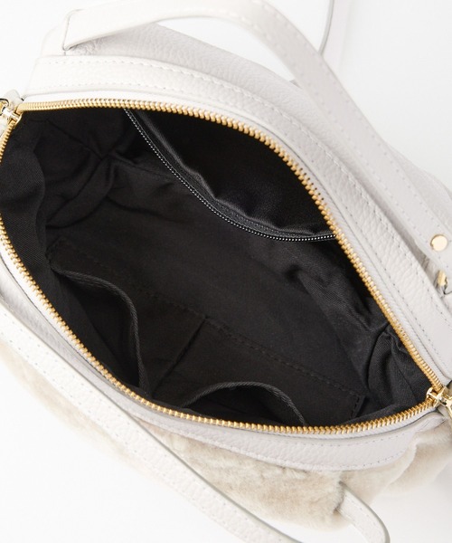 RIPANI(リパーニ)の「【RIPANI】ムートンレザーBAG(ハンドバッグ・レディース・ライトブラウン/ライトベージュ・フリー)」の17枚目の写真