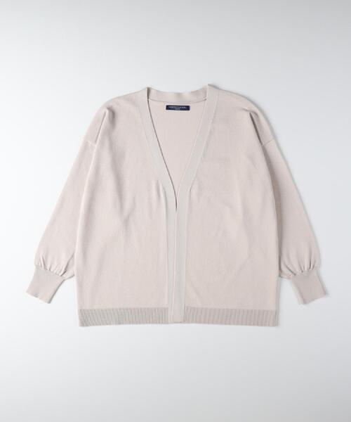 Right-on（ライトオン）の「HONEYSUCKLE ROSE(ハニーサックルローズ)【レディース】トッパーニットカーディガン（カーディガン/ボレロ・レディース・ネイビー/ブラック/ライトベージュ・S/M/L）」の14枚目の写真