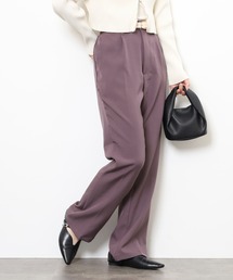 FUNALIVE | ストレッチカラーフレアーパンツ セミワイド(スラックス)