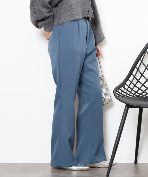 FUNALIVE（ファンアライブ）の「ストレッチカラーフレアーパンツ セミワイド（スラックス・メンズ・ブラウン/グリーン/アイボリー/ブルー/ブラック・M/L）」の22枚目の写真