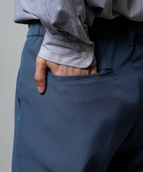 FUNALIVE（ファンアライブ）の「ストレッチカラーフレアーパンツ セミワイド（スラックス・メンズ・ブラウン/グリーン/アイボリー/ブルー/ブラック・M/L）」の12枚目の写真