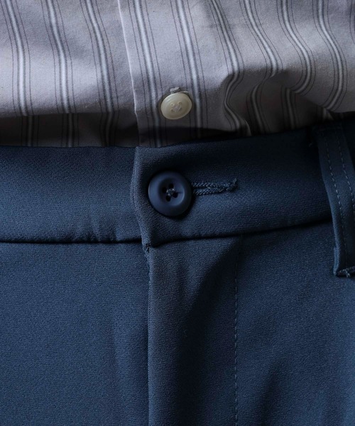 FUNALIVE（ファンアライブ）の「ストレッチカラーフレアーパンツ セミワイド（スラックス・メンズ・ブラウン/グリーン/アイボリー/ブルー/ブラック・M/L）」の8枚目の写真