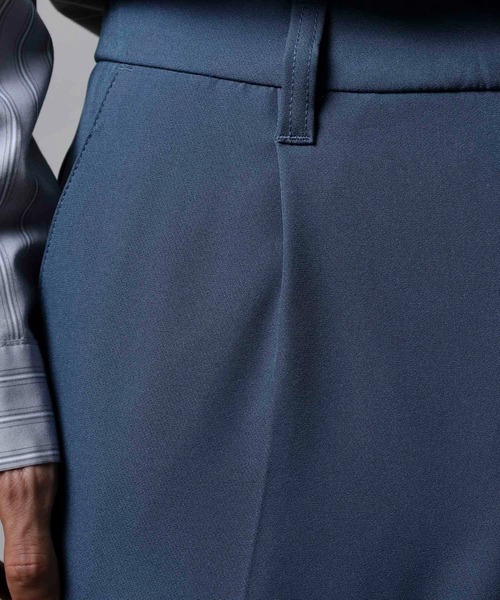 FUNALIVE（ファンアライブ）の「ストレッチカラーフレアーパンツ セミワイド（スラックス・メンズ・ブラウン/グリーン/アイボリー/ブルー/ブラック・M/L）」の10枚目の写真