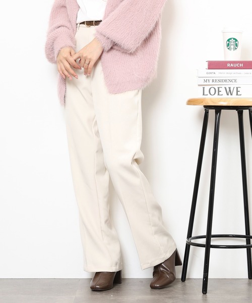 FUNALIVE（ファンアライブ）の「ストレッチカラーフレアーパンツ セミワイド（スラックス・メンズ・ブラウン/グリーン/アイボリー/ブルー/ブラック・M/L）」の15枚目の写真