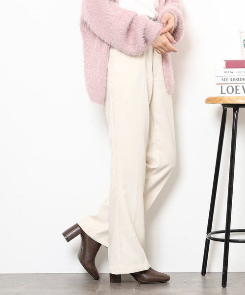 FUNALIVE（ファンアライブ）の「ストレッチカラーフレアーパンツ セミワイド（スラックス・メンズ・ブラウン/グリーン/アイボリー/ブルー/ブラック・M/L）」の17枚目の写真