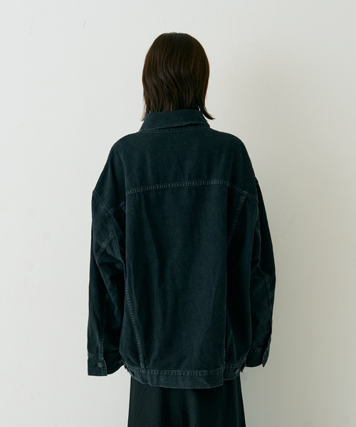 AGOLDE（エーゴールドイー）の「【AGOLDE/エーゴールドイー】REWORKED WAYNE JK リワークド・ウェインデニムジャケット/スパイダー（デニムジャケット・レディース・ブラック・フリー）」の16枚目の写真