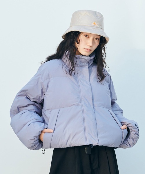 KELTY(ケルティ)の「KELTY/ケルティ Insulation Cropped Jacket インサレーションクロップドジャケット(ダウンジャケット/コート・レディース・ネイビー/ブルー/ベージュ/ブラック・FREE)」の4枚目の写真