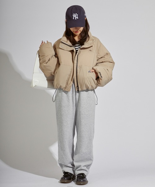 KELTY(ケルティ)の「KELTY/ケルティ Insulation Cropped Jacket インサレーションクロップドジャケット(ダウンジャケット/コート・レディース・ネイビー/ブルー/ベージュ/ブラック・FREE)」の11枚目の写真