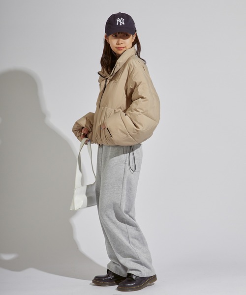 KELTY(ケルティ)の「KELTY/ケルティ Insulation Cropped Jacket インサレーションクロップドジャケット(ダウンジャケット/コート・レディース・ネイビー/ブルー/ベージュ/ブラック・FREE)」の16枚目の写真