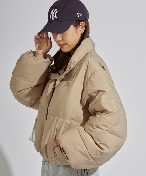 KELTY(ケルティ)の「KELTY/ケルティ Insulation Cropped Jacket インサレーションクロップドジャケット(ダウンジャケット/コート・レディース・ネイビー/ブルー/ベージュ/ブラック・FREE)」の6枚目の写真
