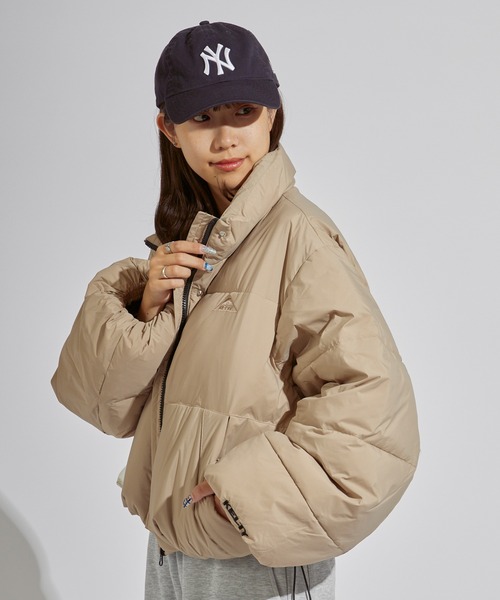 KELTY(ケルティ)の「KELTY/ケルティ Insulation Cropped Jacket インサレーションクロップドジャケット(ダウンジャケット/コート・レディース・ネイビー/ブルー/ベージュ/ブラック・FREE)」の7枚目の写真
