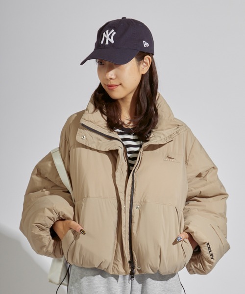 KELTY(ケルティ)の「KELTY/ケルティ Insulation Cropped Jacket インサレーションクロップドジャケット(ダウンジャケット/コート・レディース・ネイビー/ブルー/ベージュ/ブラック・FREE)」の8枚目の写真