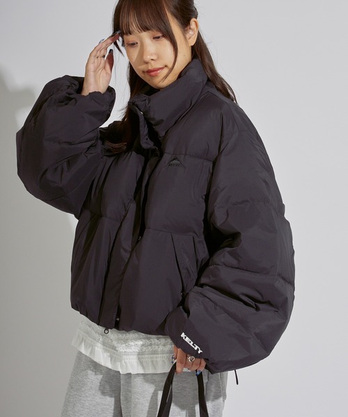 KELTY(ケルティ)の「KELTY/ケルティ Insulation Cropped Jacket インサレーションクロップドジャケット(ダウンジャケット/コート・レディース・ネイビー/ブルー/ベージュ/ブラック・FREE)」の21枚目の写真