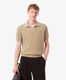 LACOSTE（ラコステ）の「オープンカラーワッフルニット（ニット/セーター）」