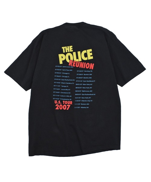 VINTAGE(ヴィンテージ)の「【USED】Y2K All Sports “THE POLIS/REUNION TOUR 2007” バンド Tシャツ(Tシャツ/カットソー・メンズ・ブラック・X-LARGE)」の3枚目の写真