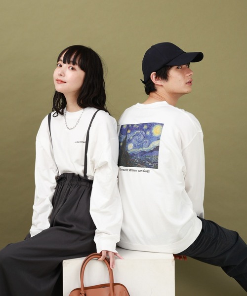 GLOBAL WORK(グローバルワーク)の「ATELIER GLOBAL WORK/ミニ裏毛プルオーバー/591534(Tシャツ/カットソー・メンズ・ホワイト/グレー系その他6/グレー/ブラック・SMALL/MEDIUM/LARGE)」の2枚目の写真