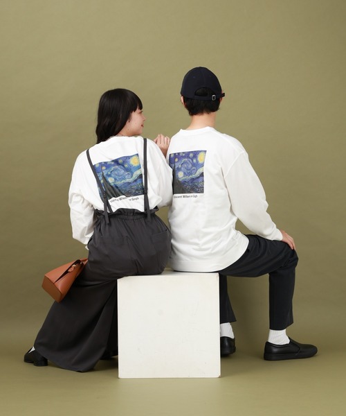 GLOBAL WORK(グローバルワーク)の「ATELIER GLOBAL WORK/ミニ裏毛プルオーバー/591534(Tシャツ/カットソー・メンズ・ホワイト/グレー系その他6/グレー/ブラック・SMALL/MEDIUM/LARGE)」の5枚目の写真