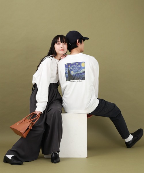 GLOBAL WORK(グローバルワーク)の「ATELIER GLOBAL WORK/ミニ裏毛プルオーバー/591534(Tシャツ/カットソー・メンズ・ホワイト/グレー系その他6/グレー/ブラック・SMALL/MEDIUM/LARGE)」の7枚目の写真