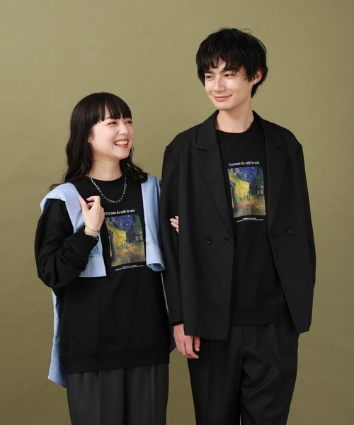 GLOBAL WORK(グローバルワーク)の「ATELIER GLOBAL WORK/ミニ裏毛プルオーバー/591534(Tシャツ/カットソー・メンズ・ホワイト/グレー系その他6/グレー/ブラック・SMALL/MEDIUM/LARGE)」の18枚目の写真