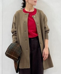 human woman｜ヒューマンウーマンのノーカラーコート通販 - ZOZOTOWN