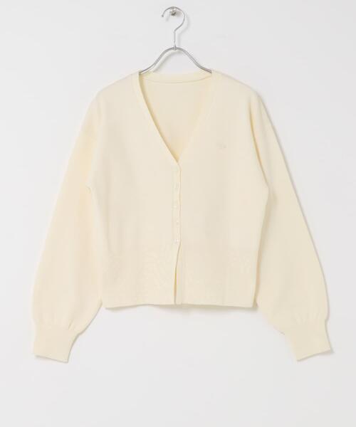 SENSE OF PLACE by URBAN RESEARCH（センスオブプレイスバイアーバンリサーチ）の「『WEB/一部店舗限定』プレートツキカーディガン（カーディガン/ボレロ・レディース・チャコールグレー/アイボリー/ネイビー/レッド・ONE）」の10枚目の写真