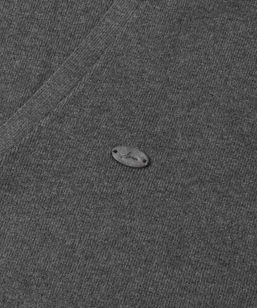 SENSE OF PLACE by URBAN RESEARCH（センスオブプレイスバイアーバンリサーチ）の「『WEB/一部店舗限定』プレートツキカーディガン（カーディガン/ボレロ・レディース・チャコールグレー/アイボリー/ネイビー/レッド・ONE）」の6枚目の写真