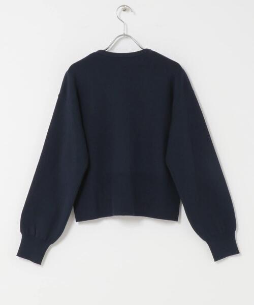 SENSE OF PLACE by URBAN RESEARCH（センスオブプレイスバイアーバンリサーチ）の「『WEB/一部店舗限定』プレートツキカーディガン（カーディガン/ボレロ・レディース・チャコールグレー/アイボリー/ネイビー/レッド・ONE）」の7枚目の写真