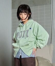 NO☆9011 zip hoodie