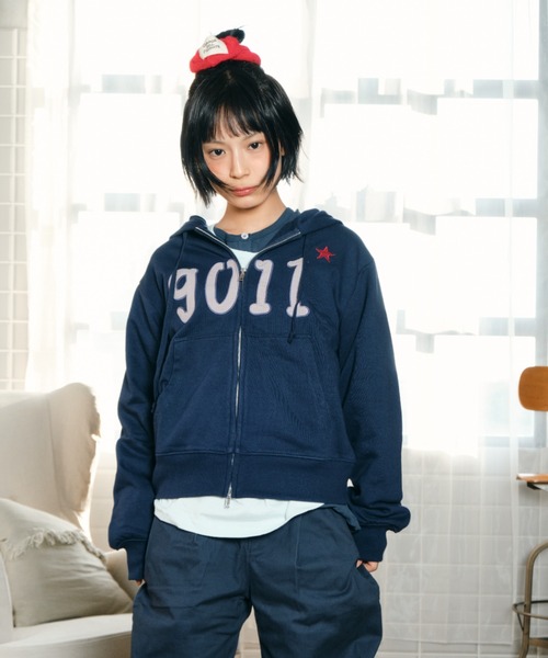 NO☆9011 zip hoodie（パーカー）｜common gull products