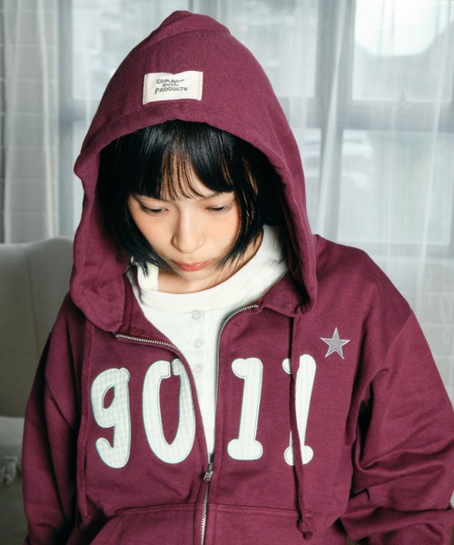 に*こ様 common gull products 9011 zip hoodi NO☆9011 zip hoodie（パーカー）｜common gull products