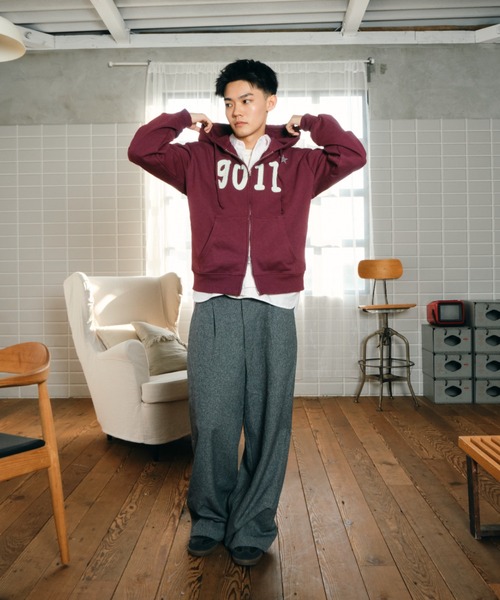 NO☆9011 zip hoodie（パーカー）｜common gull products.（コモンガル