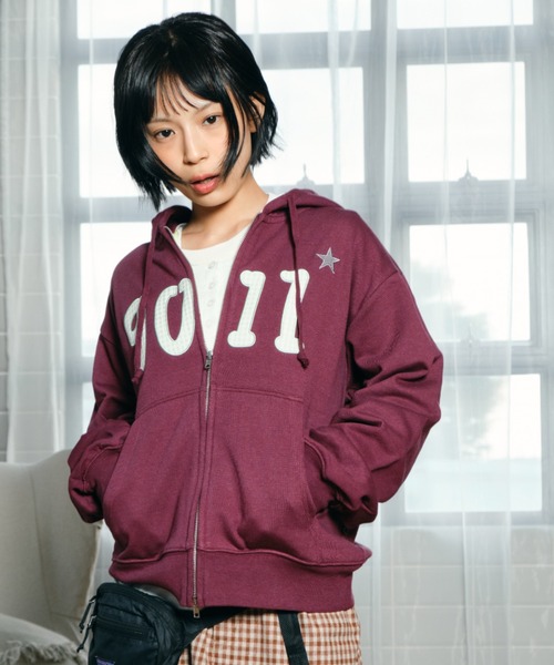 Common gull products NO☆9011 zip hoodie common gull products.（コモンガルプロダクツ）の「NO☆9011