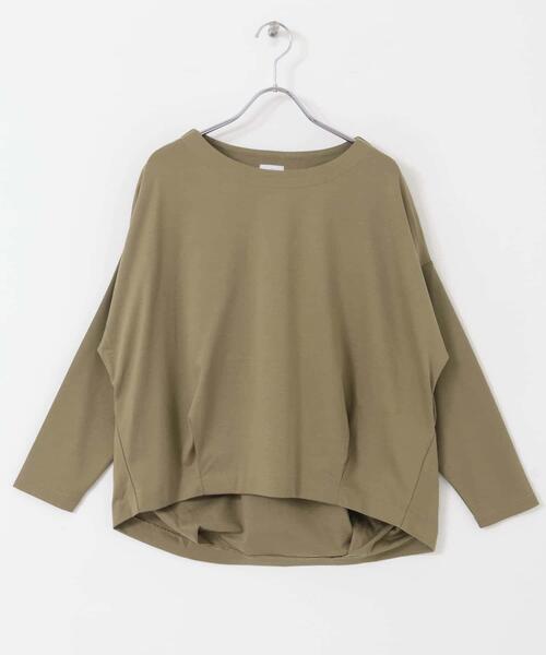 URBAN RESEARCH DOORS（アーバンリサーチドアーズ）の「コットンバックタック長袖プルオーバー（Tシャツ/カットソー・レディース・オフホワイト/ブラック/ネイビー/ベージュ系その他・MEDIUM）」の20枚目の写真