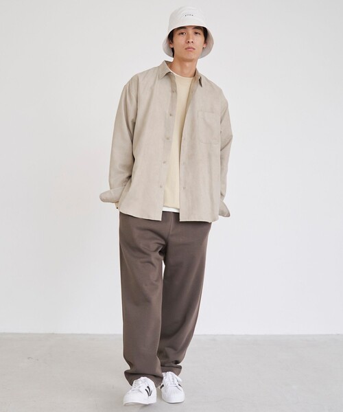 coen（コーエン）の「スウェードライクシャツ（シャツ/ブラウス・メンズ・ライトグレー/ライトブルー/モカ・L/M/S/XL）」の20枚目の写真