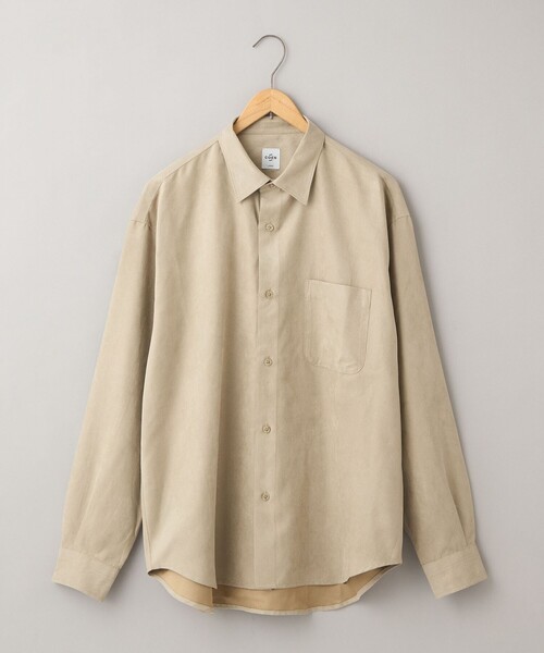 coen（コーエン）の「スウェードライクシャツ（シャツ/ブラウス・メンズ・ライトグレー/ライトブルー/モカ・L/M/S/XL）」の7枚目の写真