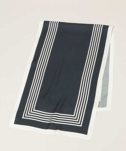 A part by（アパートバイ）の「アソートナロースカーフ（バンダナ/スカーフ・レディース・ボルドー/ネイビー・FREE）」の3枚目の写真