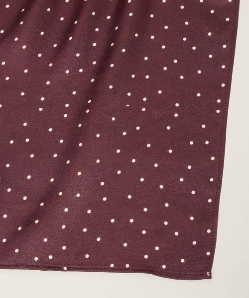 A part by（アパートバイ）の「アソートナロースカーフ（バンダナ/スカーフ・レディース・ボルドー/ネイビー・FREE）」の7枚目の写真