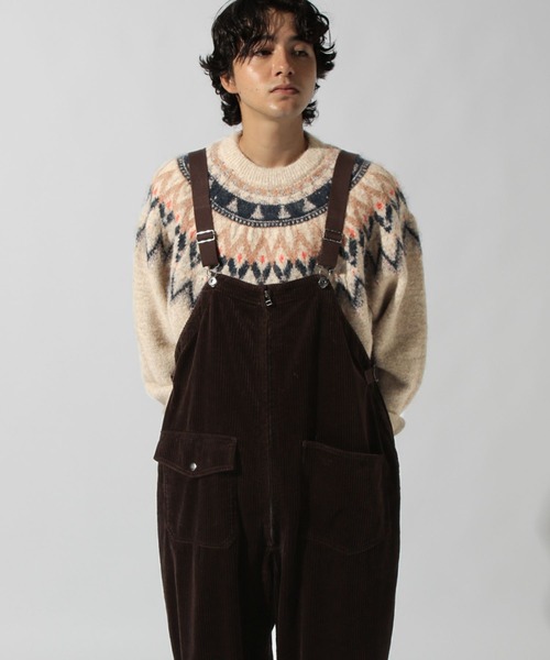 niko and...(ニコアンド)の「コーデュロイオーバーオール(サロペット/オーバーオール・メンズ・ブラウン/ブラック・MEDIUM/LARGE)」の19枚目の写真