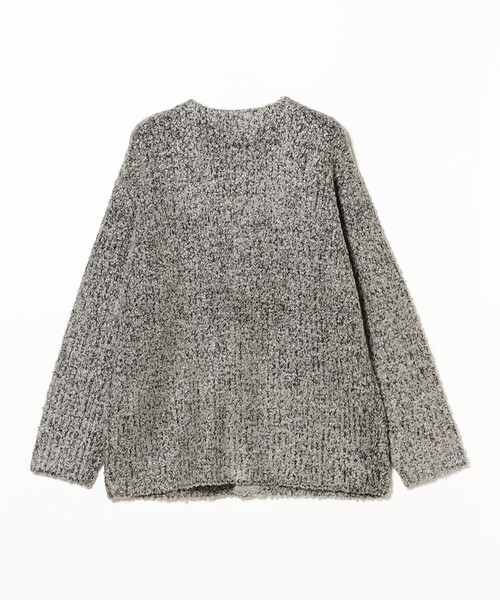 International Gallery BEAMS(インターナショナルギャラリービームス)の「ミックス ブークレ カーディガン(ニット/セーター・メンズ・オレンジ/グレー・LARGE/MEDIUM)」の6枚目の写真