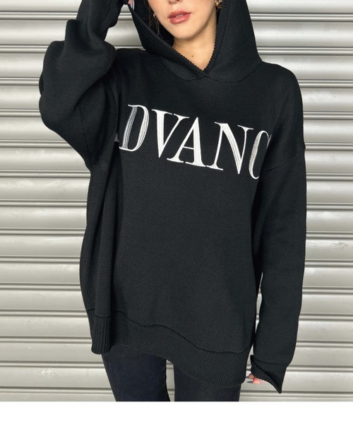 EGOIST（エゴイスト）の「ADVANCEニットトップス（ニット/セーター・レディース・ブラック/ボルドー/ホワイト・FREE）」の22枚目の写真