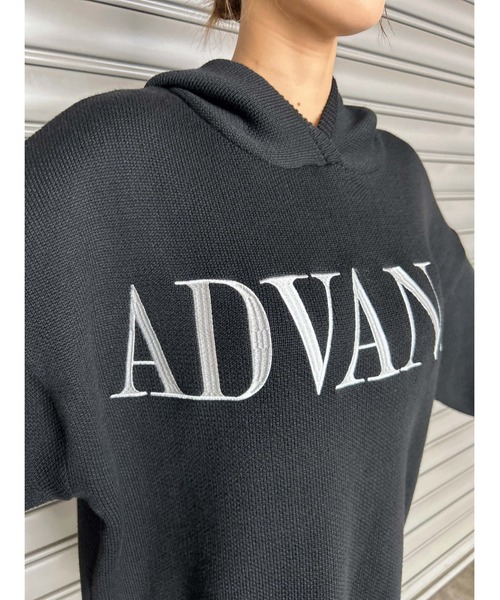 EGOIST（エゴイスト）の「ADVANCEニットトップス（ニット/セーター・レディース・ブラック/ボルドー/ホワイト・FREE）」の5枚目の写真