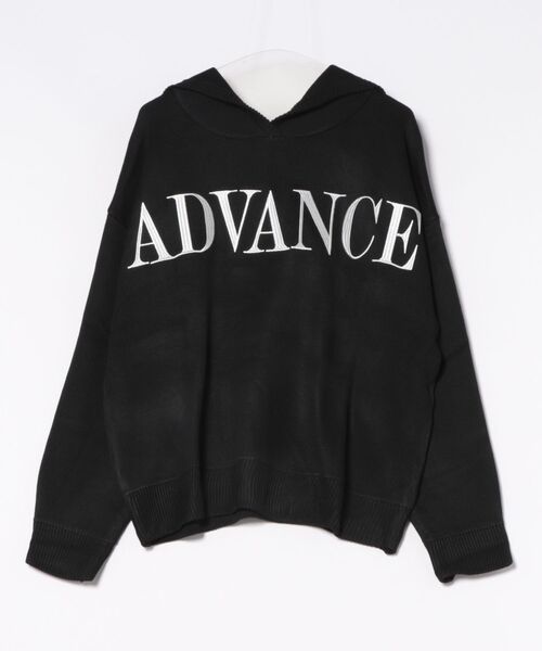 EGOIST（エゴイスト）の「ADVANCEニットトップス（ニット/セーター・レディース・ブラック/ボルドー/ホワイト・FREE）」の9枚目の写真