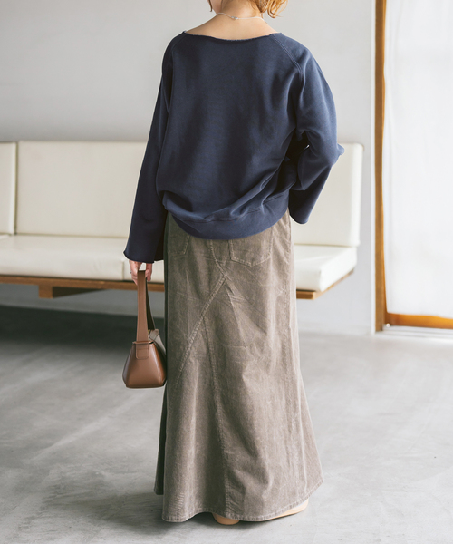 Spick & Span(スピックアンドスパン)の「《追加》SCREEN STARS/スクリーンスターズ 別注 カットオフプルオーバー(スウェット・レディース・グレー/ネイビー・FREE)」の12枚目の写真
