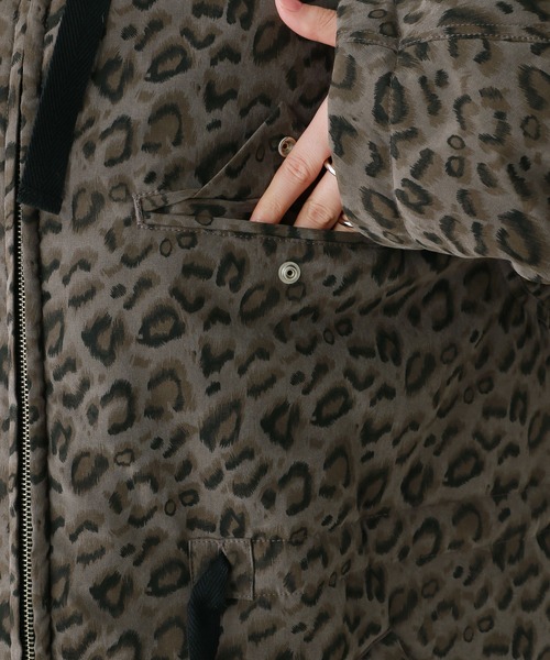 RAGEBLUE（レイジブルー）の「中綿フードミドルコート（ダウンジャケット/コート・レディース・レオパード/ブラウン・FREE）」の17枚目の写真