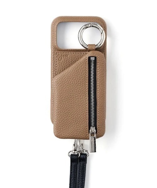 ajew(エジュー)の「ajew/エジュー/【ひも付き】 iPhone17_17Pro(スマホケース/カバー・レディース・ベージュ/ピンクベージュ/グレー/ブルー/ブラウン/イエロー/ブラック・3/4)」の3枚目の写真