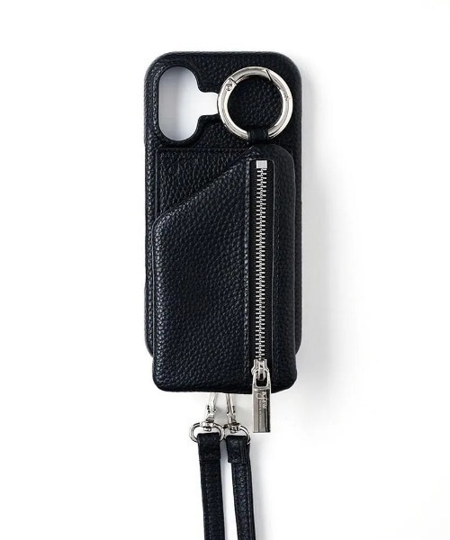 ajew(エジュー)の「ajew/エジュー/【ひも付き】 iPhone17_17Pro(スマホケース/カバー・レディース・ベージュ/ピンクベージュ/グレー/ブルー/ブラウン/イエロー/ブラック・3/4)」の1枚目の写真